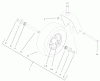 Zerto-Turn Mäher 74178 (Z150) - Toro Z Master Mower, 52" SFS Side Discharge Deck (SN: 230000001 - 230005000) (2003) Ersatzteile CASTER WHEEL ASSEMBLY NO. 1-634662