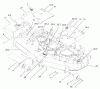 Zerto-Turn Mäher 74178 (Z150) - Toro Z Master Mower, 52" SFS Side Discharge Deck (SN: 230000001 - 230005000) (2003) Ersatzteile DECK ASSEMBLY
