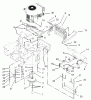 Zerto-Turn Mäher 74178 (Z150) - Toro Z Master Mower, 52" SFS Side Discharge Deck (SN: 230005001 - 230006000) (2003) Ersatzteile ENGINE AND CLUTCH ASSEMBLY