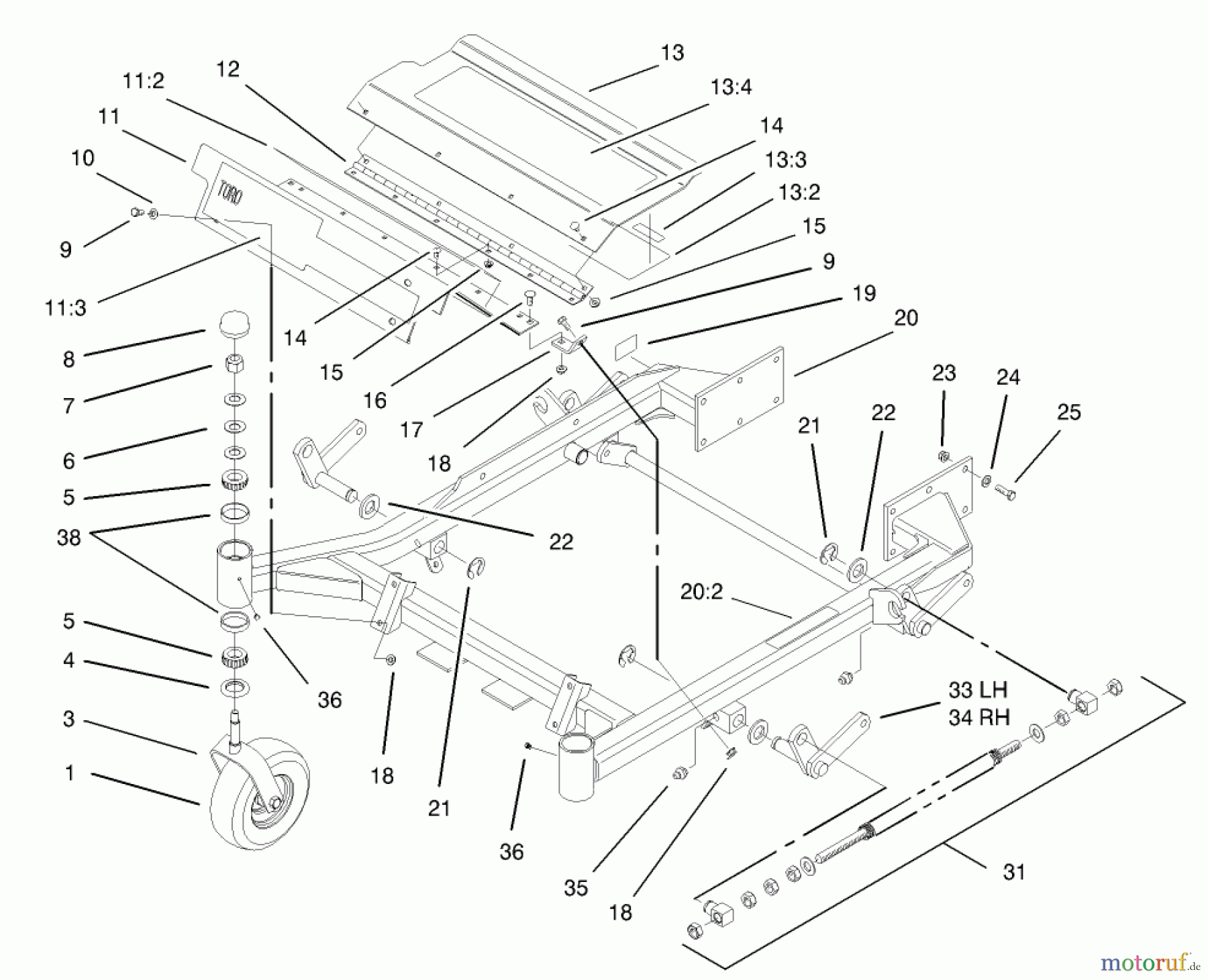  Zerto-Turn Mäher 74178 (Z150) - Toro Z Master Mower, 52