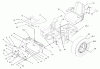 Zerto-Turn Mäher 74178 (Z150) - Toro Z Master Mower, 52" SFS Side Discharge Deck (SN: 230005001 - 230006000) (2003) Ersatzteile MAIN FRAME ASSEMBLY