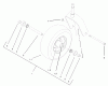 Zerto-Turn Mäher 74178 (Z150) - Toro Z Master Mower, 52" SFS Side Discharge Deck (SN: 230006001 - 230007000) (2003) Ersatzteile CASTER WHEEL ASSEMBLY NO. 1-634662