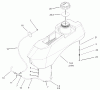 Zerto-Turn Mäher 74178 (Z150) - Toro Z Master Mower, 52" SFS Side Discharge Deck (SN: 230006001 - 230007000) (2003) Ersatzteile FUEL SYSTEM ASSEMBLY