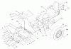 Zerto-Turn Mäher 74178 (Z150) - Toro Z Master Mower, 52" SFS Side Discharge Deck (SN: 230006001 - 230007000) (2003) Ersatzteile MAIN FRAME ASSEMBLY