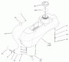 Zerto-Turn Mäher 74178 (Z150) - Toro Z Master Mower, 52" SFS Side Discharge Deck (SN: 230007001 - 230999999) (2003) Ersatzteile FUEL SYSTEM ASSEMBLY