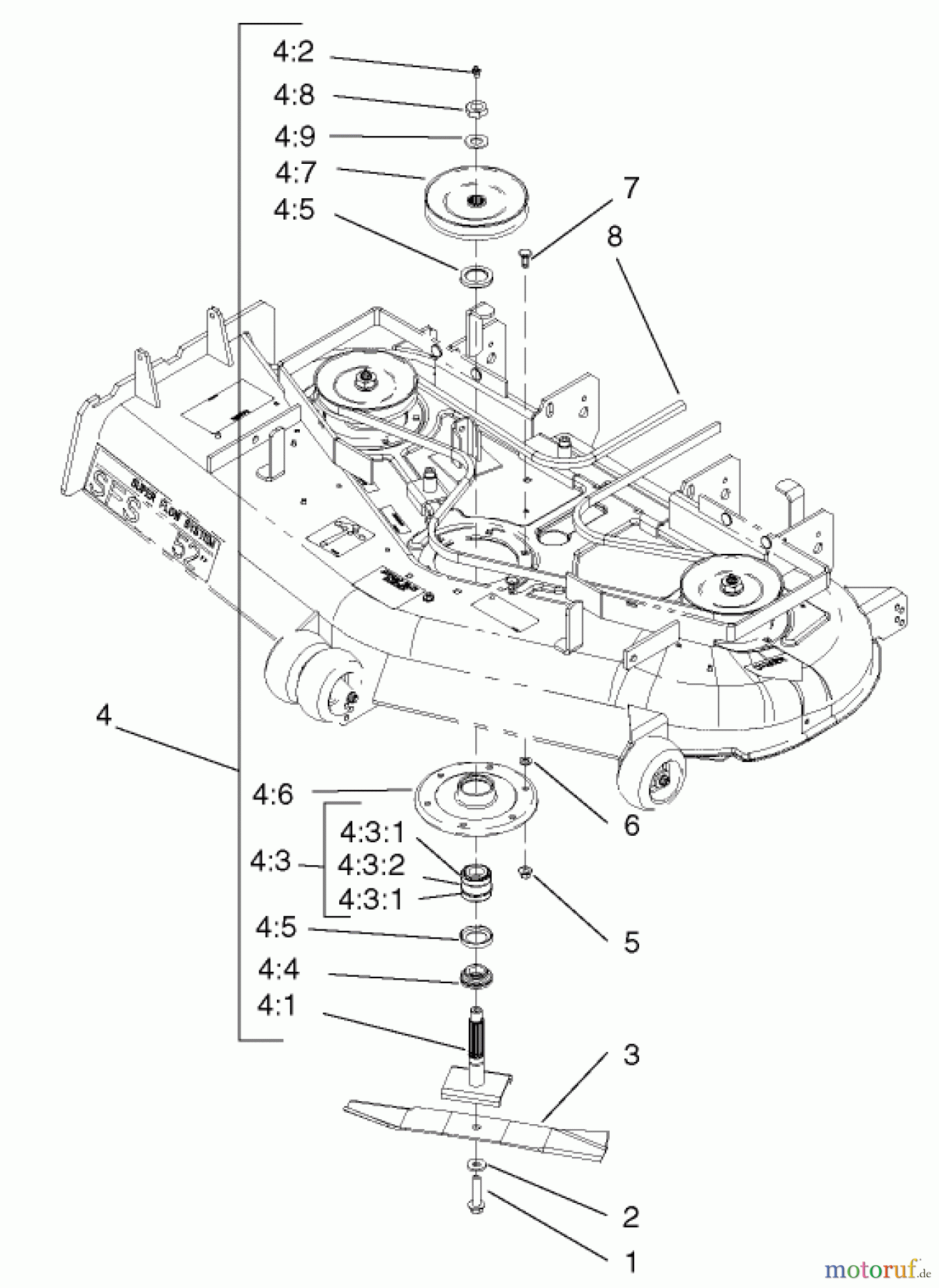  Zerto-Turn Mäher 74179 (Z149) - Toro Z Master Mower, 52