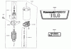 Zerto-Turn Mäher 74179 (Z149) - Toro Z Master Mower, 52" SFS Side Discharge Deck (SN: 210000001 - 210999999) (2001) Ersatzteile STARTER/DECALS-KAWASAKI FH601V-S07