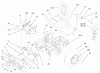 Zerto-Turn Mäher 74179 (Z149) - Toro Z Master Mower, 52" SFS Side Discharge Deck (SN: 220010043 - 220999999) (2002) Ersatzteile MAIN FRAME ASSEMBLY