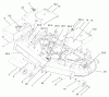 Zerto-Turn Mäher 74179 (Z149) - Toro Z Master Mower, 52" SFS Side Discharge Deck (SN: 230000001 - 230005000) (2003) Ersatzteile DECK ASSEMBLY
