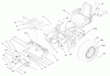 Zerto-Turn Mäher 74179 (Z149) - Toro Z Master Mower, 52" SFS Side Discharge Deck (SN: 230000001 - 230005000) (2003) Ersatzteile MAIN FRAME ASSEMBLY