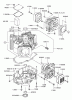 Zerto-Turn Mäher 74179 (Z149) - Toro Z Master Mower, 52" SFS Side Discharge Deck (SN: 230005001 - 230006000) (2003) Ersatzteile CYLINDER/CRANKCASE ASSEMBLY KAWASAKI FH601V-DS06