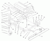 Zerto-Turn Mäher 74179 (Z149) - Toro Z Master Mower, 52" SFS Side Discharge Deck (SN: 230005001 - 230006000) (2003) Ersatzteile FRONT FRAME ASSEMBLY