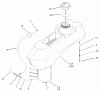 Zerto-Turn Mäher 74179 (Z149) - Toro Z Master Mower, 52" SFS Side Discharge Deck (SN: 230005001 - 230006000) (2003) Ersatzteile FUEL SYSTEM ASSEMBLY