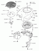 Zerto-Turn Mäher 74179 (Z149) - Toro Z Master Mower, 52" SFS Side Discharge Deck (SN: 230006001 - 230007000) (2003) Ersatzteile COOLING EQUIPMENT ASSEMBLY KAWASAKI FH601V-DS06