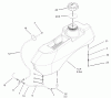 Zerto-Turn Mäher 74179 (Z149) - Toro Z Master Mower, 52" SFS Side Discharge Deck (SN: 230006001 - 230007000) (2003) Ersatzteile FUEL SYSTEM ASSEMBLY