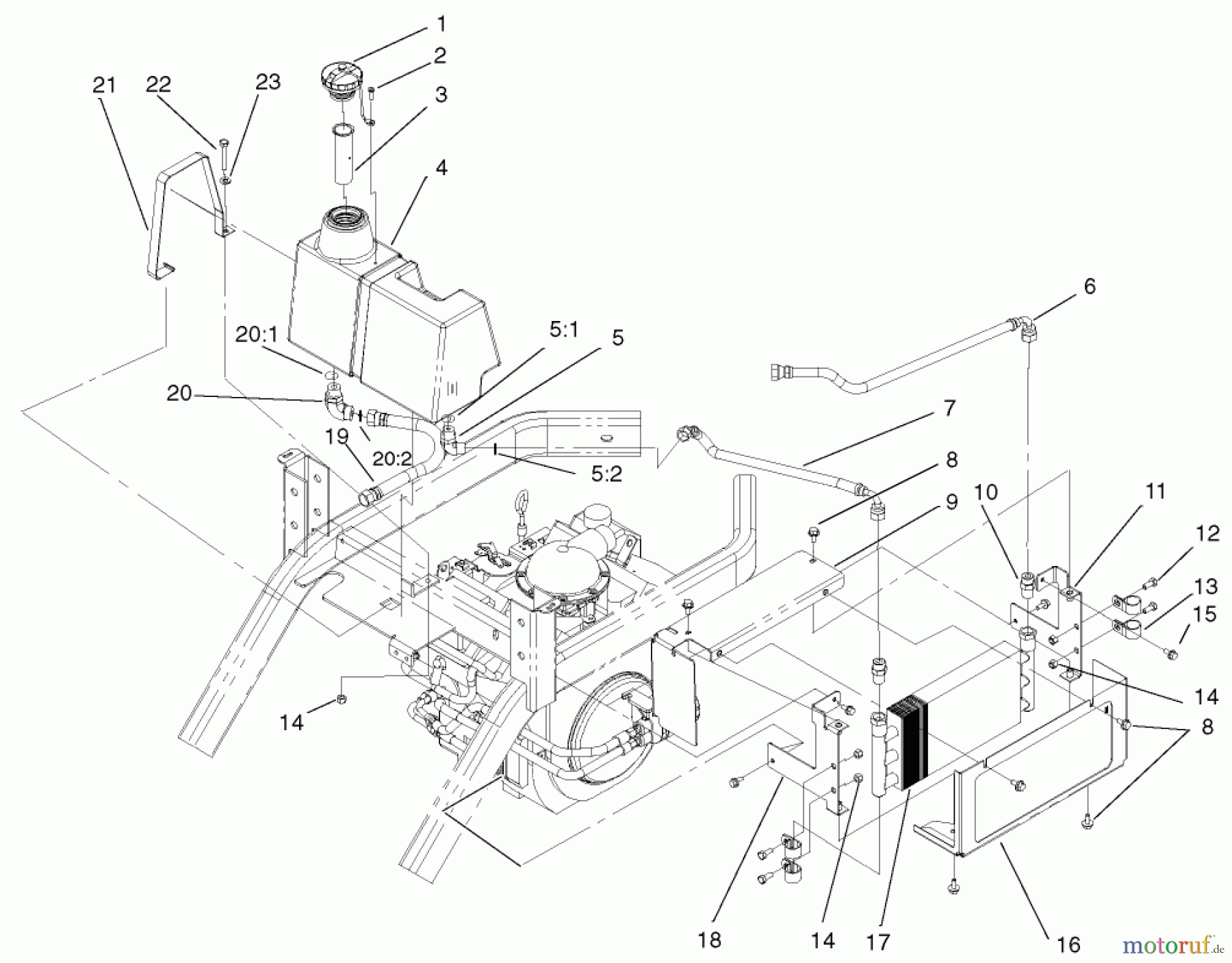  Zerto-Turn Mäher 74187 (Z350) - Toro Z Master 48