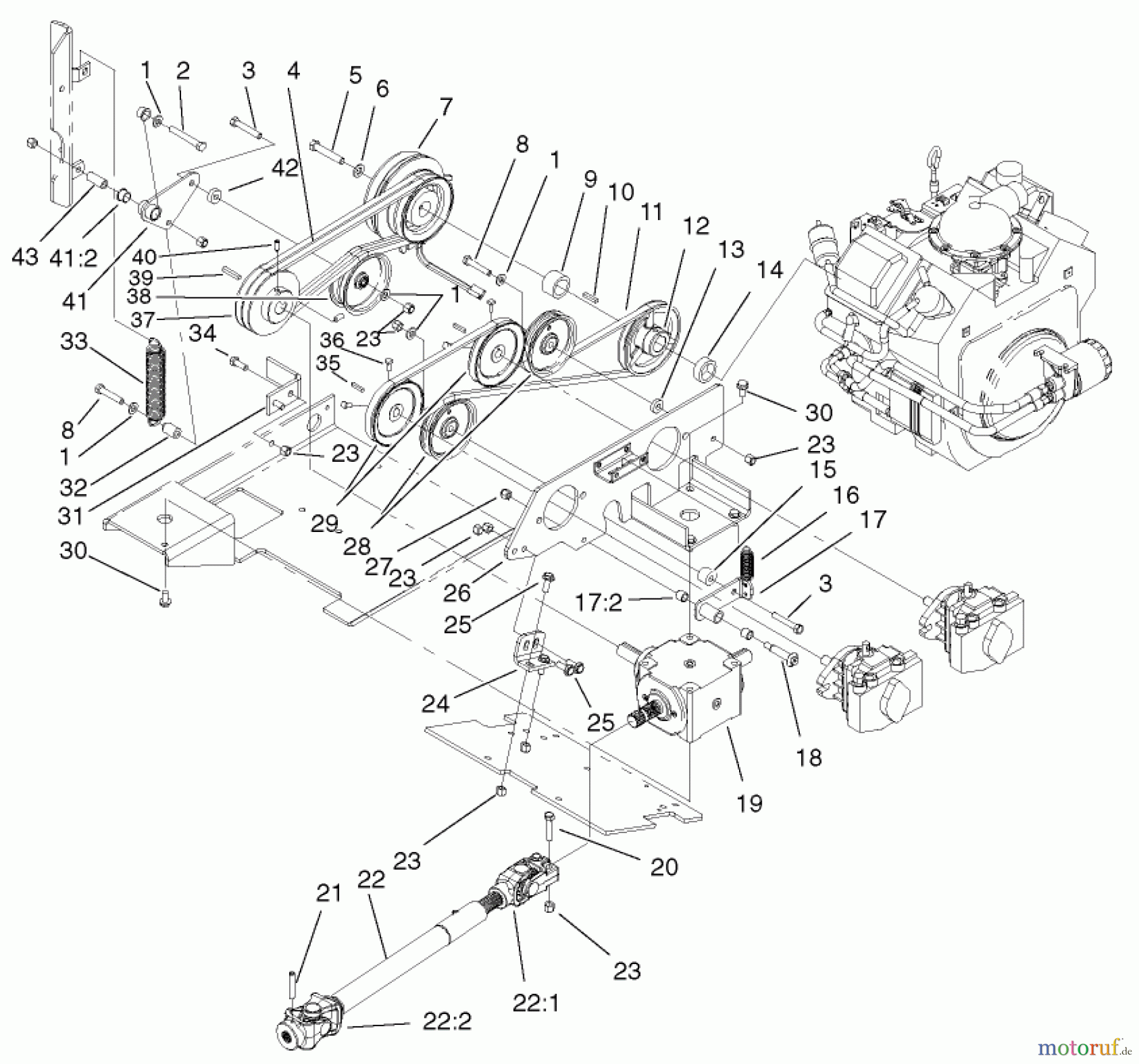  Zerto-Turn Mäher 74187 (Z350) - Toro Z Master 48