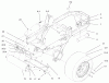 Zerto-Turn Mäher 74187 (Z350) - Toro Z Master 48" Mower and Bag (SN: 200000001 - 200000500) (2000) Ersatzteile TRACTION FRAME ASSEMBLY