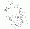 Zerto-Turn Mäher 74187 (Z350) - Toro Z Master 48" Mower and Bag (SN: 200000501 - 200999999) (2000) Ersatzteile BLOWER HOUSING & BAFFLES (KOHLER CH20S PS64644)