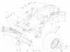 Zerto-Turn Mäher 74187 (Z350) - Toro Z Master 48" Mower and Bag (SN: 200000501 - 200999999) (2000) Ersatzteile TRACTION FRAME ASSEMBLY