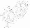 Zerto-Turn Mäher 74189 (Z355) - Toro Z Master 48" Mower and Bag (SN: 200000001 - 200000500) (2000) Ersatzteile BAGGER ASSEMBLY