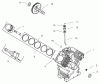 Zerto-Turn Mäher 74189 (Z355) - Toro Z Master 48" Mower and Bag (SN: 200000001 - 200000500) (2000) Ersatzteile CRANKCASE (KOHLER CH25S PS68656)