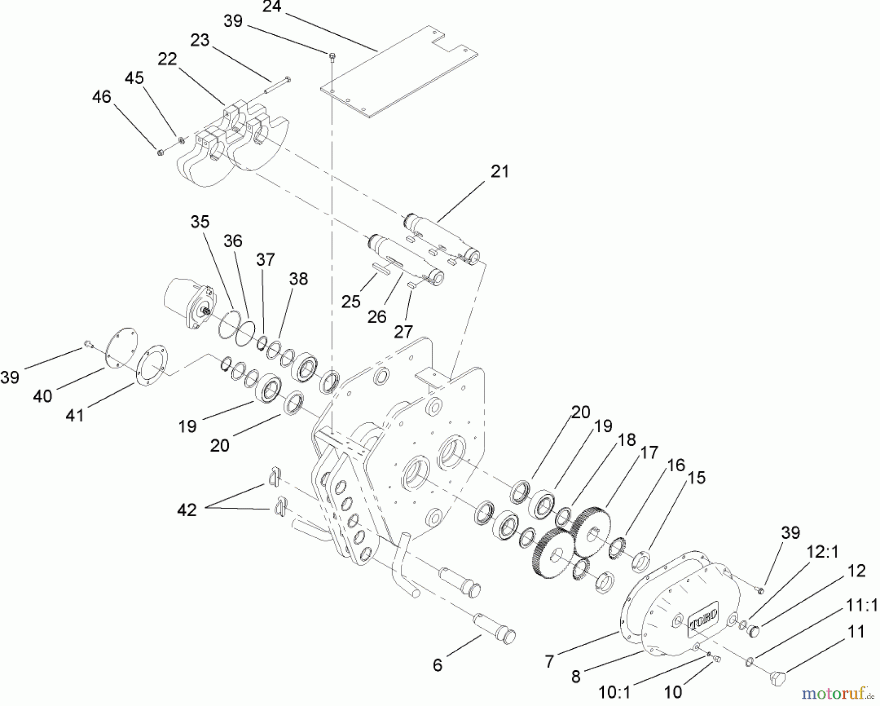  Compact Utility Attachments 22911 - Toro Vibratory Plow, Dingo Compact Utility Loaders (SN: 280000001 - 280999999) (2008) PLOW HEAD ASSEMBLY