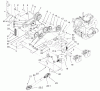 Zerto-Turn Mäher 74189 (Z355) - Toro Z Master 48" Mower and Bag (SN: 200000001 - 200000500) (2000) Ersatzteile PTO AND HYDRO DRIVE ASSEMBLY