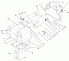 Zerto-Turn Mäher 74189 (Z355) - Toro Z Master 48" Mower and Bag (SN: 200000501 - 200999999) (2000) Ersatzteile BAGGER ASSEMBLY