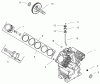 Zerto-Turn Mäher 74189 (Z355) - Toro Z Master 48" Mower and Bag (SN: 200000501 - 200999999) (2000) Ersatzteile CRANKCASE (KOHLER CH25S PS68656)