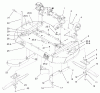 Zerto-Turn Mäher 74189 (Z355) - Toro Z Master 48" Mower and Bag (SN: 200000501 - 200999999) (2000) Ersatzteile DECK ASSEMBLY