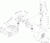 Zerto-Turn Mäher 74189 (Z355) - Toro Z Master 48" Mower and Bag (SN: 200000501 - 200999999) (2000) Ersatzteile TAIL WHEEL AND BUMPER ASSEMBLY