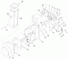 Zerto-Turn Mäher 74191 (Z320) - Toro Z Master 122cm Mower and Bagger (SN: 890001 - 890159) (1998) Ersatzteile BLOWER ASSEMBLY