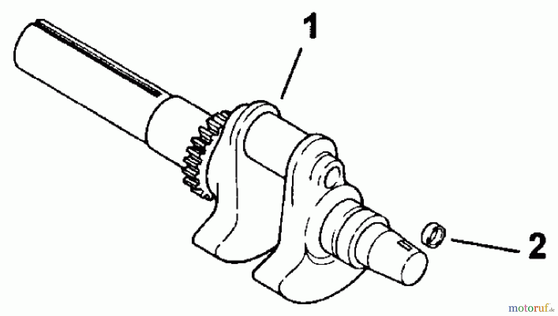  Zerto-Turn Mäher 74191 (Z320) - Toro Z Master 122cm Mower and Bagger (SN: 890001 - 890159) (1998) CRANKSHAFT