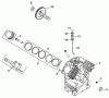 Zerto-Turn Mäher 74191 (Z320) - Toro Z Master 122cm Mower and Bagger (SN: 890160 - 895000) (1998) Ersatzteile CRANKCASE