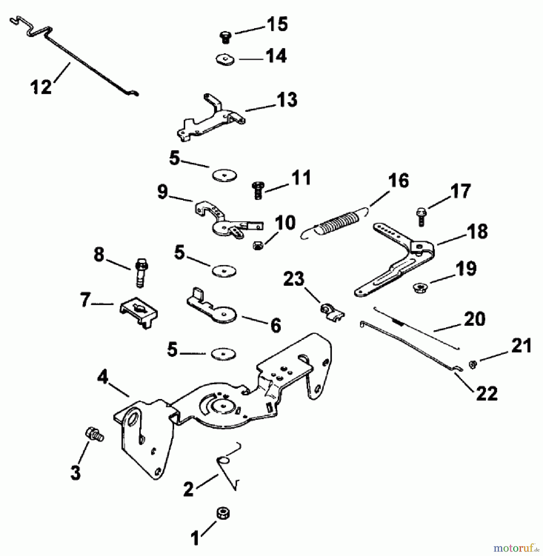  Zerto-Turn Mäher 74191 (Z320) - Toro Z Master 122cm Mower and Bagger (SN: 890160 - 895000) (1998) ENGINE CONTROLS