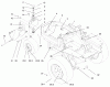 Zerto-Turn Mäher 74191 (Z320) - Toro Z Master 122cm Mower and Bagger (SN: 890160 - 895000) (1998) Ersatzteile FRAME & WHEELS