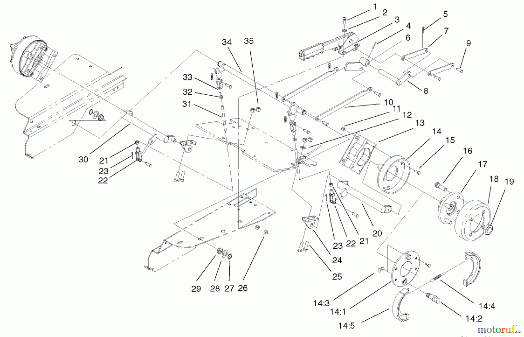  Zerto-Turn Mäher 74195 (Z350) - Toro Z Master 48