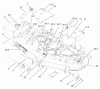 Zerto-Turn Mäher 74197 (Z153) - Toro Z Master Mower, 52" SFS Side Discharge Deck (SN: 220000001 - 220000113) (2002) Ersatzteile DECK ASSEMBLY