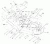 Zerto-Turn Mäher 74197 (Z153) - Toro Z Master Mower, 52" SFS Side Discharge Deck (SN: 230000001 - 230005000) (2003) Ersatzteile DECK ASSEMBLY
