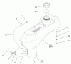 Zerto-Turn Mäher 74197 (Z153) - Toro Z Master Mower, 52" SFS Side Discharge Deck (SN: 230000001 - 230005000) (2003) Ersatzteile FUEL SYSTEM ASSEMBLY