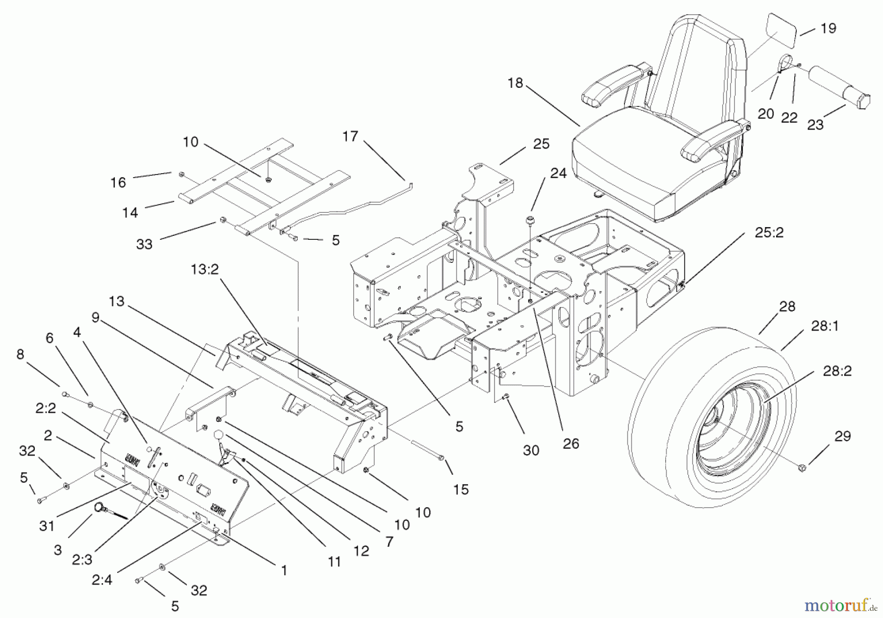  Zerto-Turn Mäher 74197 (Z153) - Toro Z Master Mower, 52