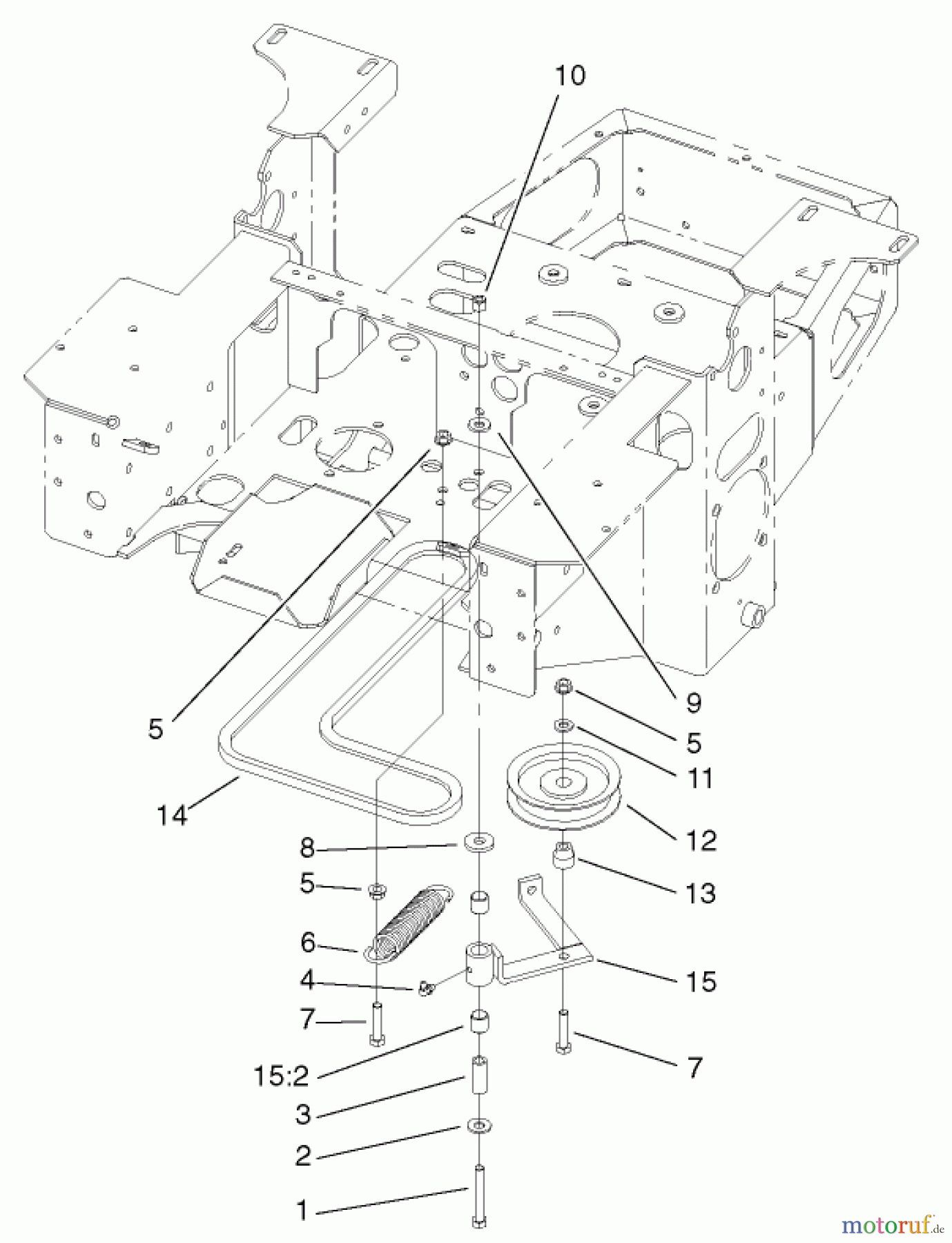  Zerto-Turn Mäher 74197 (Z153) - Toro Z Master Mower, 52