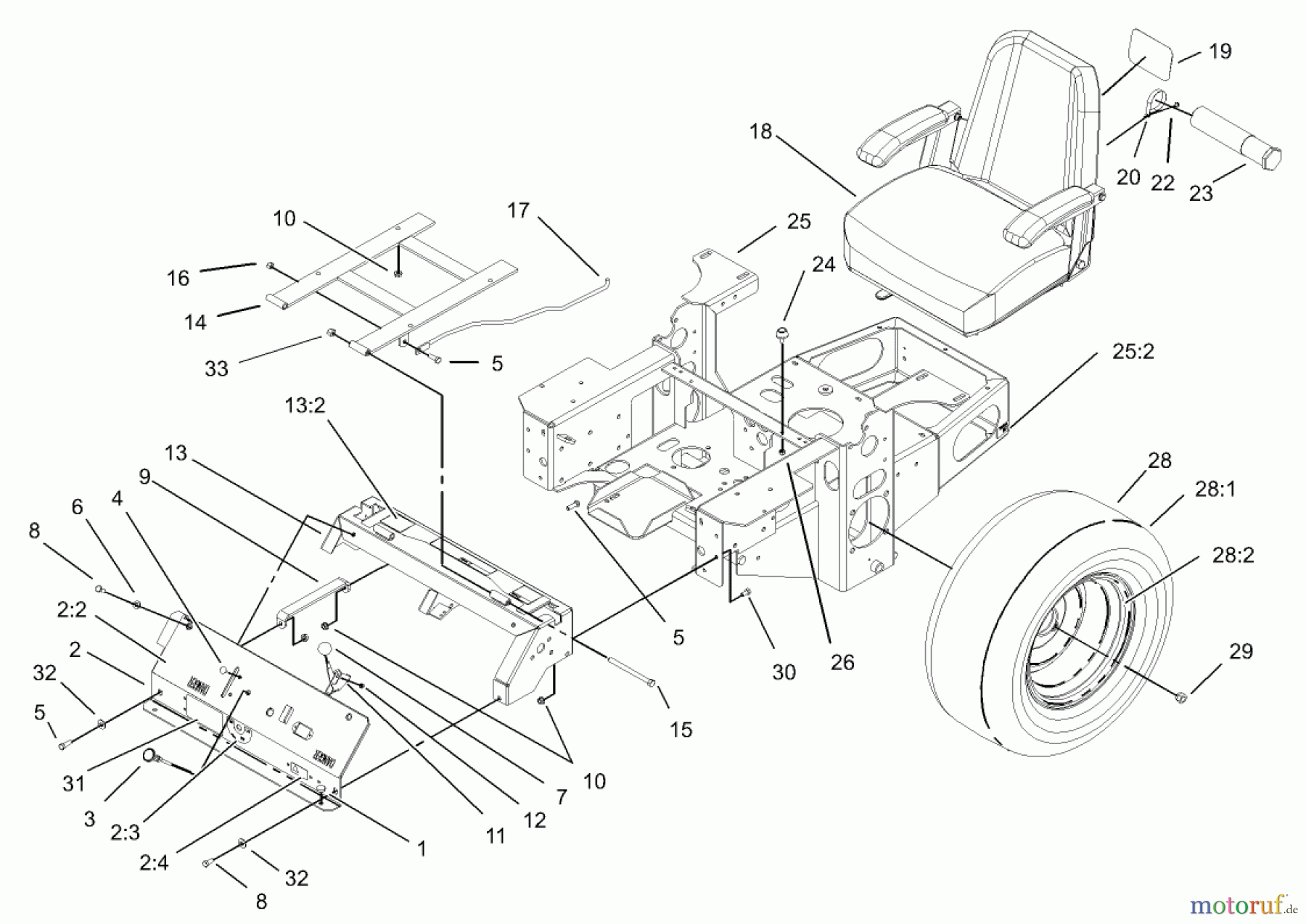  Zerto-Turn Mäher 74197 (Z153) - Toro Z Master Mower, 52