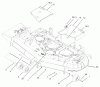 Zerto-Turn Mäher 74197 (Z153) - Toro Z Master Mower, 52" SFS Side Discharge Deck (SN: 230006001 - 230007000) (2003) Ersatzteile DECK AND WHEEL GAGE ASSEMBLY