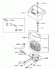 Zerto-Turn Mäher 74198 (Z153) - Toro Z Master Mower, 52" SFS Side Discharge Deck (SN: 220000001 - 220000326) (2002) Ersatzteile AIR FILTER/MUFFLER ASSEMBLY KAWASAKI FH680V-CS10