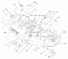 Zerto-Turn Mäher 74198 (Z153) - Toro Z Master Mower, 52" SFS Side Discharge Deck (SN: 220000001 - 220000326) (2002) Ersatzteile DECK ASSEMBLY