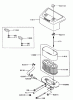 Zerto-Turn Mäher 74198 (Z153) - Toro Z Master Mower, 52" SFS Side Discharge Deck (SN: 220000327 - 220999999) (2002) Ersatzteile AIR FILTER/MUFFLER ASSEMBLY KAWASAKI FH680V-CS10