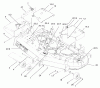 Zerto-Turn Mäher 74198 (Z153) - Toro Z Master Mower, 52" SFS Side Discharge Deck (SN: 220000327 - 220999999) (2002) Ersatzteile DECK ASSEMBLY