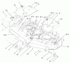 Zerto-Turn Mäher 74198 (Z153) - Toro Z Master Mower, 52" SFS Side Discharge Deck (SN: 230000001 - 230005000) (2003) Ersatzteile DECK ASSEMBLY